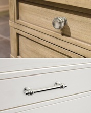 2Pcs/Lot  American European Zinc furniture cabinet pull Drawer Cupboard Door Handle Knob Chrome Brushed Nickel 2024 - buy cheap