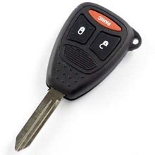 2+1 Buttons Remote Key Case Shell for Chrysler 300C Sebring Wrangler Dodge Jeep Cruiser Compass 2024 - buy cheap