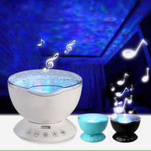 The Latest Upgraded Ocean Wave Night Lights USB LED Rotating Starry Sky Aurora Colorful Projector Lamp With Remote Music Speaker 2024 - buy cheap