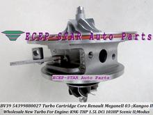 Бесплатная доставка, Картридж Turbo CHRA Core BV39 54399880027 54399700027 27 для Renault Kangoo Scenic Modus 2003-K9KTHP 1,5 л DCI 2024 - купить недорого