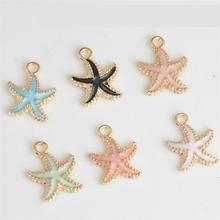 Moda de Metal Estrela Do Mar Animais Encantos Para Fazer Jóias Lote Feito À Mão Colares Pingentes Pulseira Brincos Acessórios Diy 2024 - compre barato