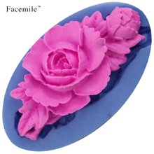 Silicone Rose Flower shape Cake Fondant Mold Chocolate Decorating Baking Mould Kitchen Accosseries DIY 50-44 Gift 2024 - buy cheap