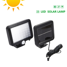56 LED Pathway Solar Power Lamp PIR Motion Sensor Outdoor Wall Light Waterproof Energy Saving Outdoor IP65 Solar Security Lights 2024 - buy cheap