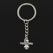 New Fashion Keychain 21x20mm I Love Volleyball Pendants DIY Men Jewelry Car Key Chain Ring Holder Souvenir For Gift 2024 - buy cheap