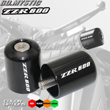 Empuñaduras de manillar CNC para motocicleta, extremos de barra, tapa deslizante para Kawasaki ZZR600 ZZR 600 2005 2006 2007 2008 2009 2024 - compra barato