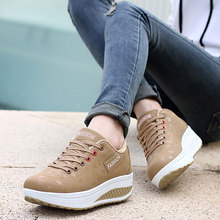Fast Delivery Women Sneakers New 2022 Winter Walking fashion Lace Up Wedges Platform Shoes Woman Sneakers zapatillas mujer 2024 - buy cheap