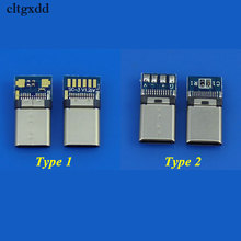 Cltgxdd OTG USB-3.1 сварочный штекер USB 3,1 Тип C разъем с печатной платой, штекерами, линиями передачи данных, клеммами для Android 2024 - купить недорого