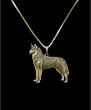 Wholesale Handmade Boho Chic Siberian Husky legend Necklace Female / Male Gift Jewelry Pendant 12pcs/lot 2024 - buy cheap