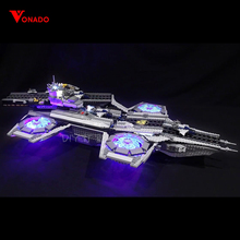 LED light up kit Compatible for 76042 Super Heroes The Shield Helicarrier 07043 Building Blocks Bricks (only include light) 2024 - buy cheap