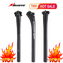 Cycling Ullicyc Ultra light  MTB Bike or road bike Full Carbon Bicycle Seat posts Parts 27.2/30.8/31.6mm/*350/400mm 2024 - buy cheap