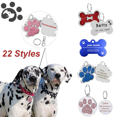 Engraved Dog Id s Personalized Metal For Small Dogs Name Collar For Cat Customized Name s Puppy Pet Accessories Mp0078 Buy Cheap In An Online Store With Delivery Price Comparison