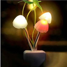 Lámpara decorativa con Sensor de seta Led para niños y bebés, proyector de pared inalámbrico, luz nocturna, novedad, UE, EE. UU. 2024 - compra barato