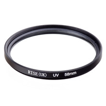 10 шт. RISE(UK) 58 ММ ультрафиолетовый УФ-фильтр для объектива для Nikon Canon Sony Pentax Sigma OM 2024 - купить недорого