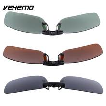 Сменные поляризованные линзы Vehemo, зеркальные флип-очки для вождения UV400 2024 - купить недорого