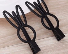 New arrival women cute Black Basic Cartoon Hollow hairpins girl's lovely hair clips fashion Hair accessories headwear 2024 - buy cheap