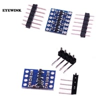 Módulo conversor de nível iic uart spi de 4 canais, 5v-3v 2024 - compre barato