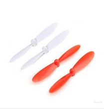 H107 X4 h107l h107c h107d H107 replacement blade X4 hubsan helicopter - Red + white (4PCS) 2024 - buy cheap