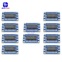 10 unids/lote serie puerto Mini RS232 a TTL Adaptador convertidor módulo MAX3232 115200bps DC 3-5V para Arduino 2024 - compra barato