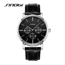 Watches Men Luxury Brand SINOBI Fashion Big Dial Designer Quartz Watch Male Sport Wristwatch Hour montre homme relogio masculino 2024 - buy cheap