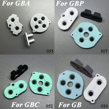 Botones conductores de goma para Game Boy, A-B, GBO, GBC, GBP, GBA SP, clásico de GB de silicona, 4 modelos, 1 ud. 2024 - compra barato