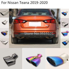 Cubierta de estilo de carrocería de coche, silenciador de acero inoxidable, salida de tubo de escape, para Nissan Teana Altima 2019 2020, 2 uds. 2024 - compra barato