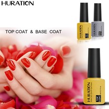 Huration Top Coat 8 мл без протирания Гель-лак для нейл-арта DIY Советы замочить основа без липкого лака не очищающее покрытие 2024 - купить недорого