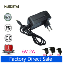 6V 2000mA 2A 5.5*2.1mm Universal AC DC Power Supply Adapter Wall Charger Free Shipping 2024 - buy cheap