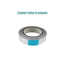 5pcs/lot Aluminum Foil Tape 25MM*20M*0.09MM Aluminum Adhesive Tape Aluminum Tapes 2024 - buy cheap