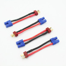200 pcs/Lot T Dean  Male to Female EC3  Connector 14AWG 60 mm  Wire Cable  Adapter For RC Parts 2024 - buy cheap