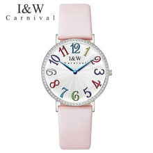 Carnival Luxury Brand Watch Women Swiss Import Quartz Movement Women's Watches Waterproof Genuine Leather reloj hombre C3002G-3 2024 - buy cheap