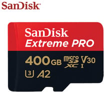 SanDisk Micro SD Card 400GB High Speed 170MB/s V30 Memory Card Class 10 UHS-I A2 Flash Card U3 Extreme Pro TF Card Microsd 2024 - buy cheap