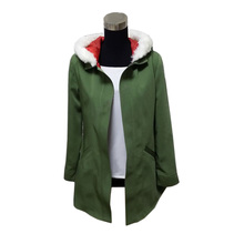 Chaqueta con capucha de Anime, disfraz de Noragami, Yukine, verde oliva, hecho a medida 2024 - compra barato