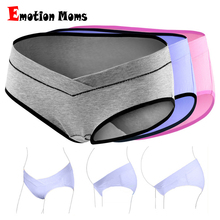(3PCS/Lot) NEW Pregnant Women Underwear Cotton Panties Low-waist Briefs U-shaped Maternity Panties Pregnant Briefs Clothes 2024 - buy cheap