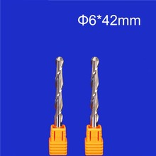 2pcs 6MM *42MM Two Flutes Ball Nose Bits, Carbide End Mill, Engraving Cutting Tools, CNC Router Cutters, Acryl, PVC 2024 - buy cheap