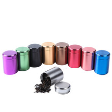 80ML Mini Metal Box jewelry Storage Box Aluminum Tea Can Small Travel Portable Container Small Jar Sugar Coffee Caddy Organizer 2024 - buy cheap