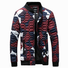 Jaqueta camuflada masculina, casaco grosso quente para homens de outono e inverno, sobretudo de algodão clássico, acolchoado de neve, casaco longo de moda masculino 2024 - compre barato