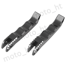 Alumínio frente do piloto pé pegs apoio para os pés suportes para suzuki hayabusa gsx1300r 2008 2009 2010 2011 2012 2013 2014 2015 2016 2024 - compre barato