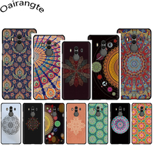 Indian Pattern Mandala Soft Phone Cover Case for Huawei Y5 6 7 Prime Y9 Mate 10 20 30 Pro Lite Nova 3 3i 2024 - buy cheap