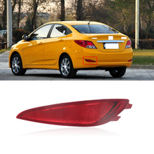 CAPQX For Hyundai Verna 2010-2013 Rear Bumper Light Brake Light Reflector Tail Fog Light Parking Stop Warning Lamp Red Reflector 2024 - buy cheap