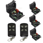 Interruptores de iluminação com controle remoto ac220v 1ch, interruptores com lâmpada led, controle remoto 4 receptores 2 transmissores 315/433 aprender código 2026 - compre barato