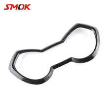 SMOK-velocímetro de fibra de carbono para motocicleta, accesorios para moto, odómetro, instrumento, medidor, cubierta para Yamaha Xmax 300 Xmax300 2017 2018 2024 - compra barato