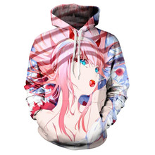 Darling Beautiful World Hoodie Harajuku Anime Fans Funny Pullover Women/men's Streetwear Comic Girls Print Sweatshirts Plus Size 2024 - buy cheap