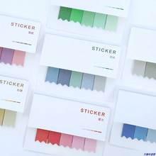 DIY Gradient Color Creative Office Novelty Sticky Notes Planner Stickers Page Index Memo Pad Office School Supplies Stationery 2024 - buy cheap