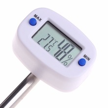 OOTDTY  LCD Digital Soil Tester Meter Temperature Humidity Monitor For Garden Lawn Plant Pot 2024 - buy cheap