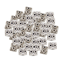 50pcs Alloy Jewelry Making Beads Spacer Beads Antique  Spacer European Style Jewelry Findings, Hair Accessory DIY Crafts 2024 - buy cheap