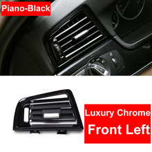 Lhd piano para bmw 5 series f10 f18, grelha de saída de ar condicionado, piano preto frontal esquerdo do vento 2024 - compre barato