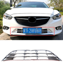 For Mazda 6 M6 Atenza 2013 2014 -2015 ABS Chrome Front Bottom Grille Grill Frame Trims Exterior Chromium Styling Parts 2pcs 2024 - buy cheap