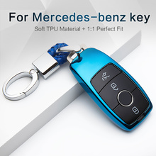 Funda de TPU para llave de coche, accesorios para Mercedes Benz Clase E, W213, W212, W210, W124, CLA, AMG, GLA, W204, W169, carcasa de protección para llave 2024 - compra barato