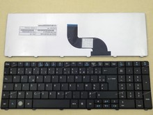 Novo teclado fr francês para celulares acer, compatível com os modelos viagem mate 8572z, 5335, 5542, 5542g, 5740, 5740g e 5740z 2024 - compre barato