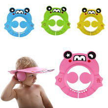 Adjustable Baby Shower Hat Toddler Shampoo Bathing Shower Cap Wash Hair Shield with Ear Protect AN88 2024 - buy cheap